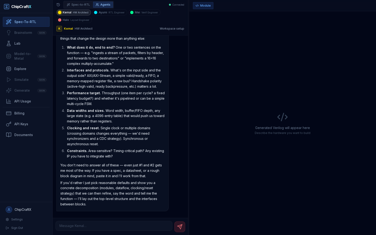 Talk to a specialist, not a chatbot